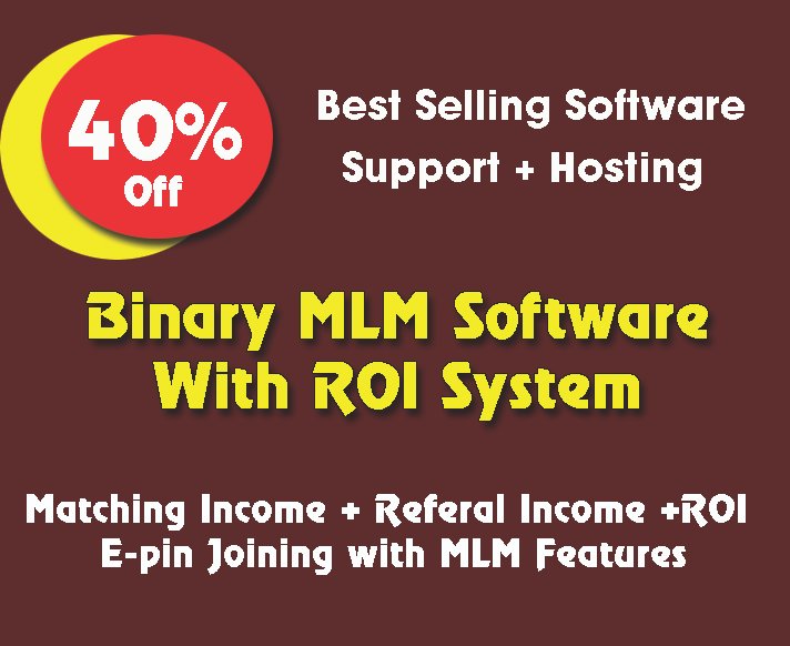 Basic Binary MLM Software With ROI Plan